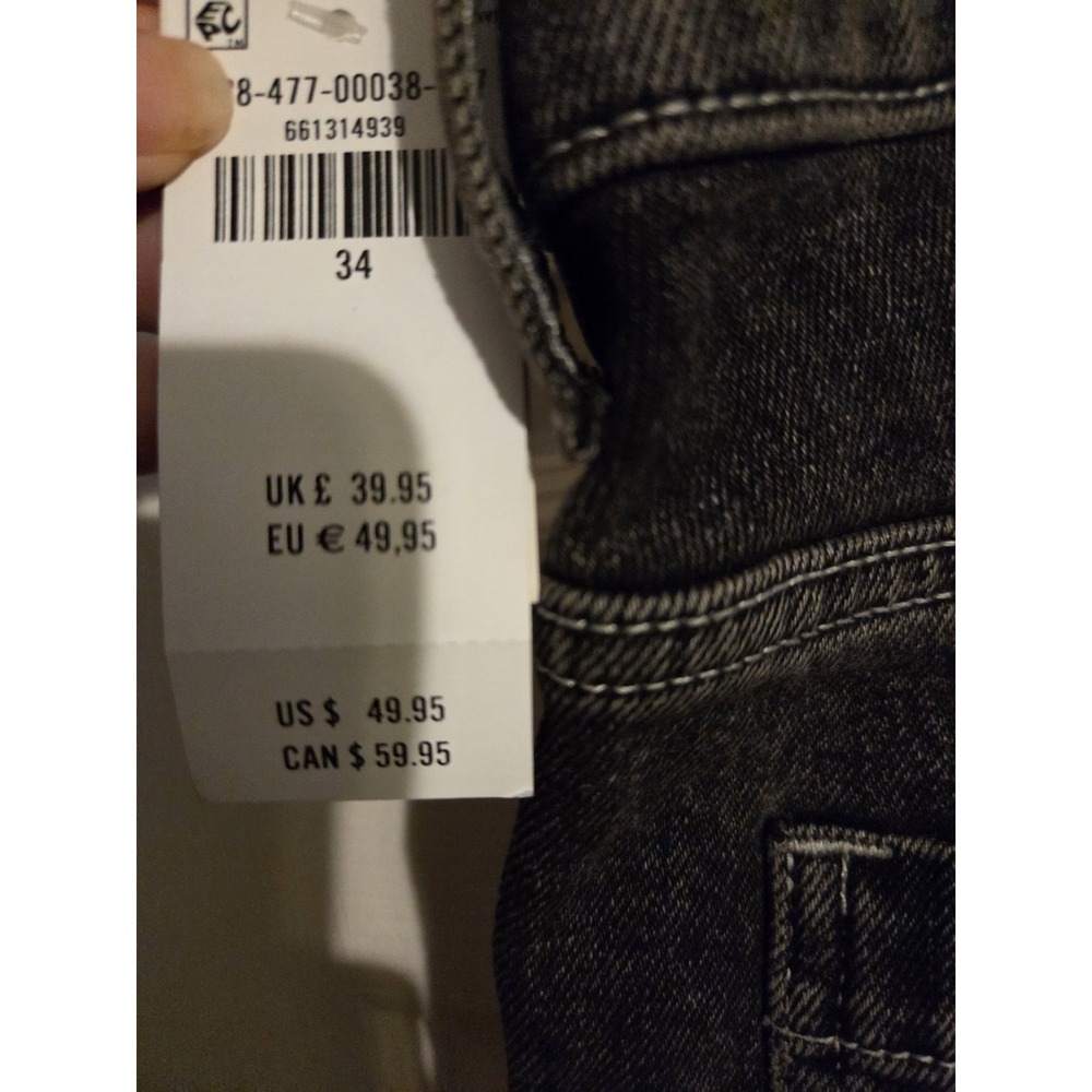 Hollister Men's Below-The-Knee Super Baggy Denim Shorts Size 34 - Picture 5 of 7